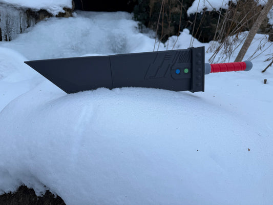 3D‑Printed Buster Sword Cosplay Prop – Large Fantasy Inspired Sword