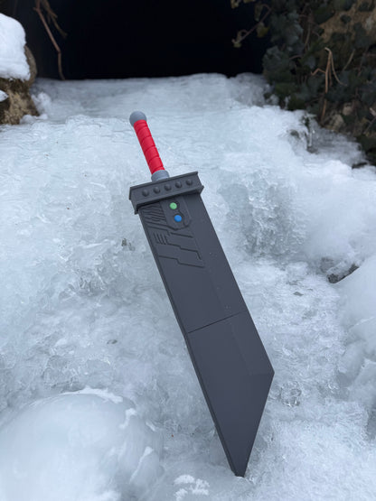 3D‑Printed Buster Sword Cosplay Prop – Large Fantasy Inspired Sword